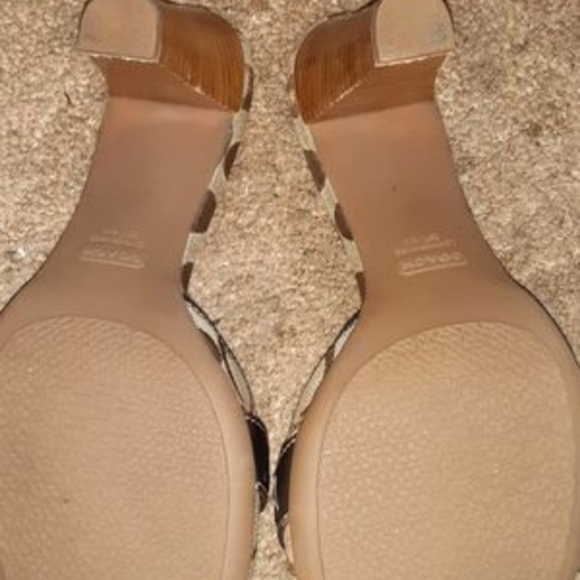 SIZE 10 COACH WOMEN'S MULES,WORN ONCE! - Picture 2 of 3